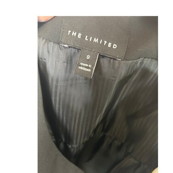 The Limited Women's Size S Black Button Neck Flare Sleeve Crop Jacket #0563 - Picture 8 of 12